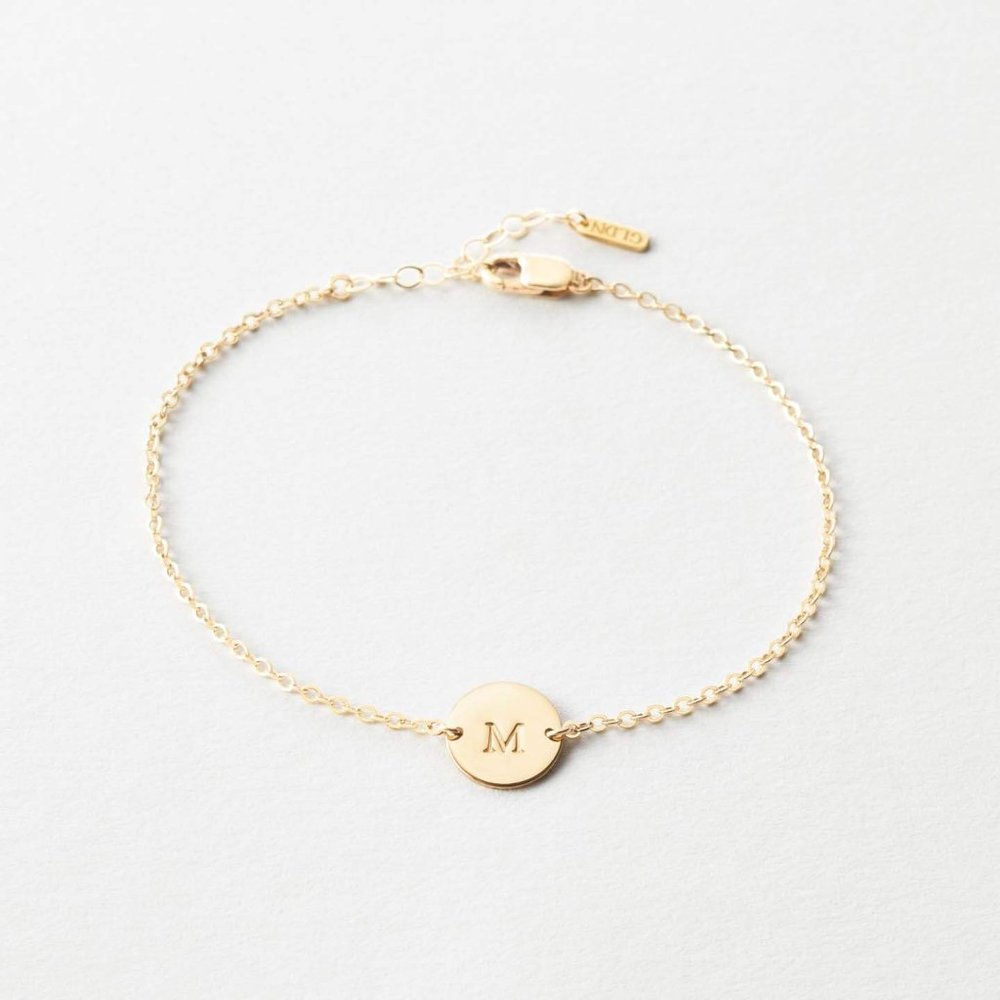 Minimalist Initial Letter Boho Bracelet/Anklet - Picture 7 of 8
